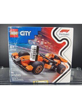Lego City Formula 60442 1 McLaren Race Car Building Set 86 Pcs